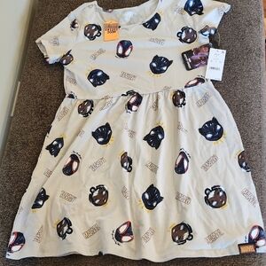 Marvel Cream Dress with Character Faces